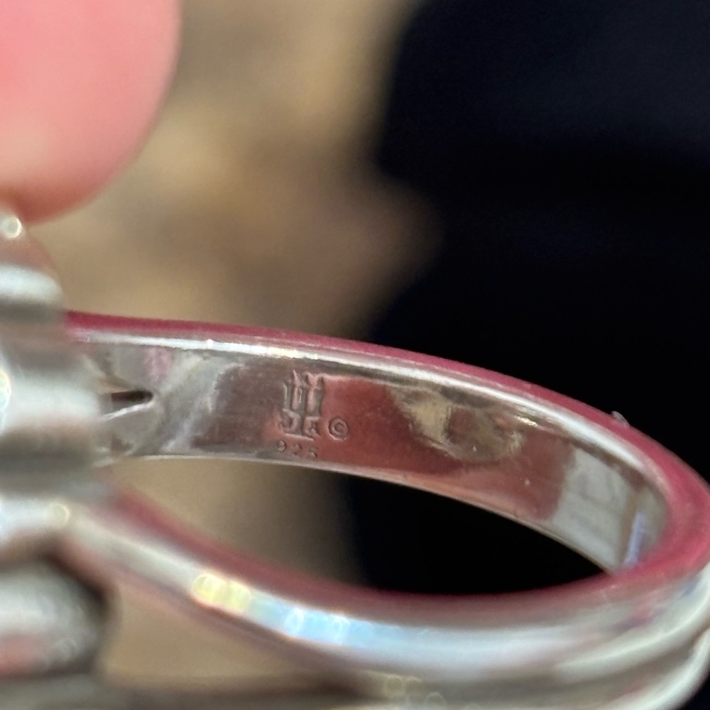 James Avery Silver Ring With Turquoise Stone - image 2